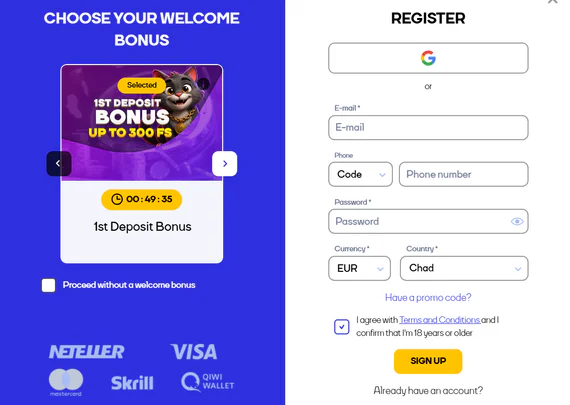 cat casino sign up